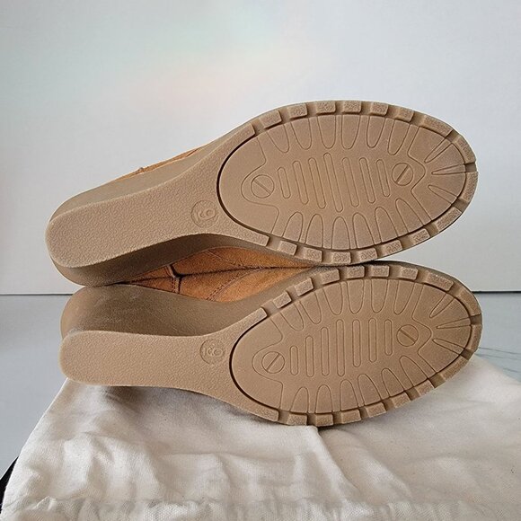 Merona Suede Wedge Heels Size 9 Chestnut *NWT* - Picture 5 of 16